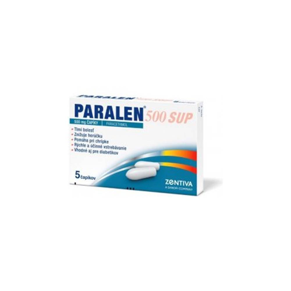 Zentiva Paralen 500 mg 5 čapíkov