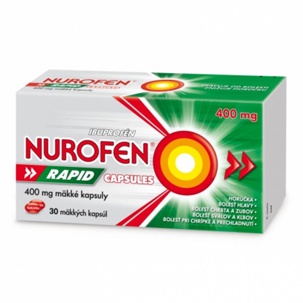 Reckitt Nurofen Rapid 400 mg 30 mäkkých kapsúl