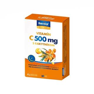 REVITAL Premium vitamín C 500 mg s rakytníkom 30 kapsúl