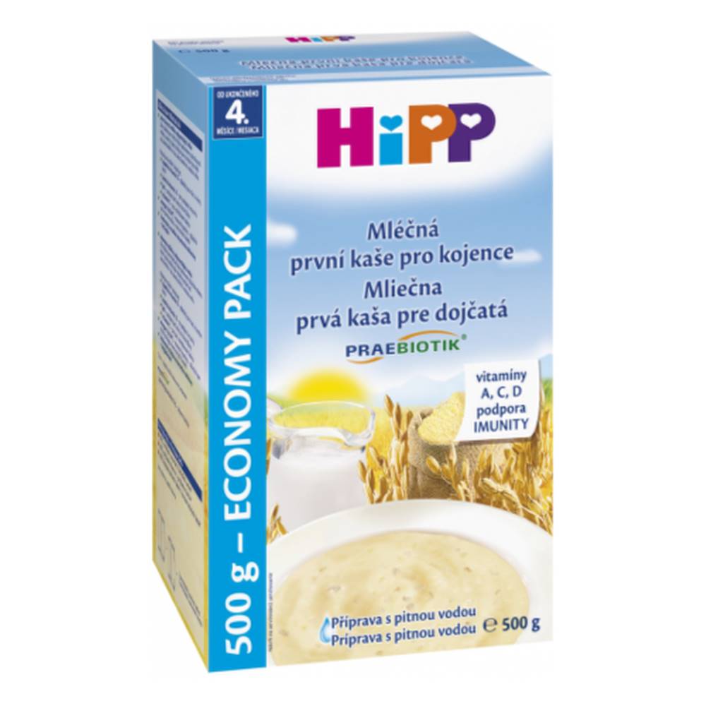 HiPP HiPP Kaša praebiotik prvá kaša pre dojčatá mliečno-obilná 500 g