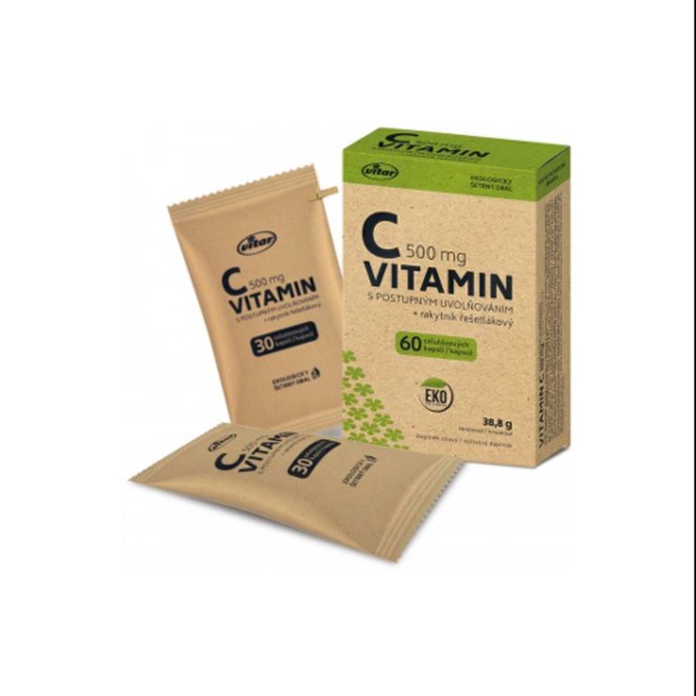 Vitar VITAR Vitamín C 500 mg + rakytnik EKO 60 kapsúl