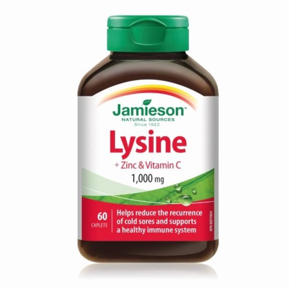 Jamieson JAMIESON Lyzín 1 000 mg so zinkom a vitamínom C 60 tabliet