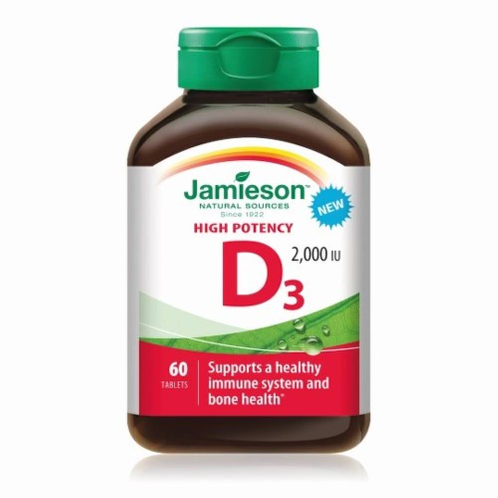 Jamieson JAMIESON Vitamín D3 2000 IU 60 tabliet