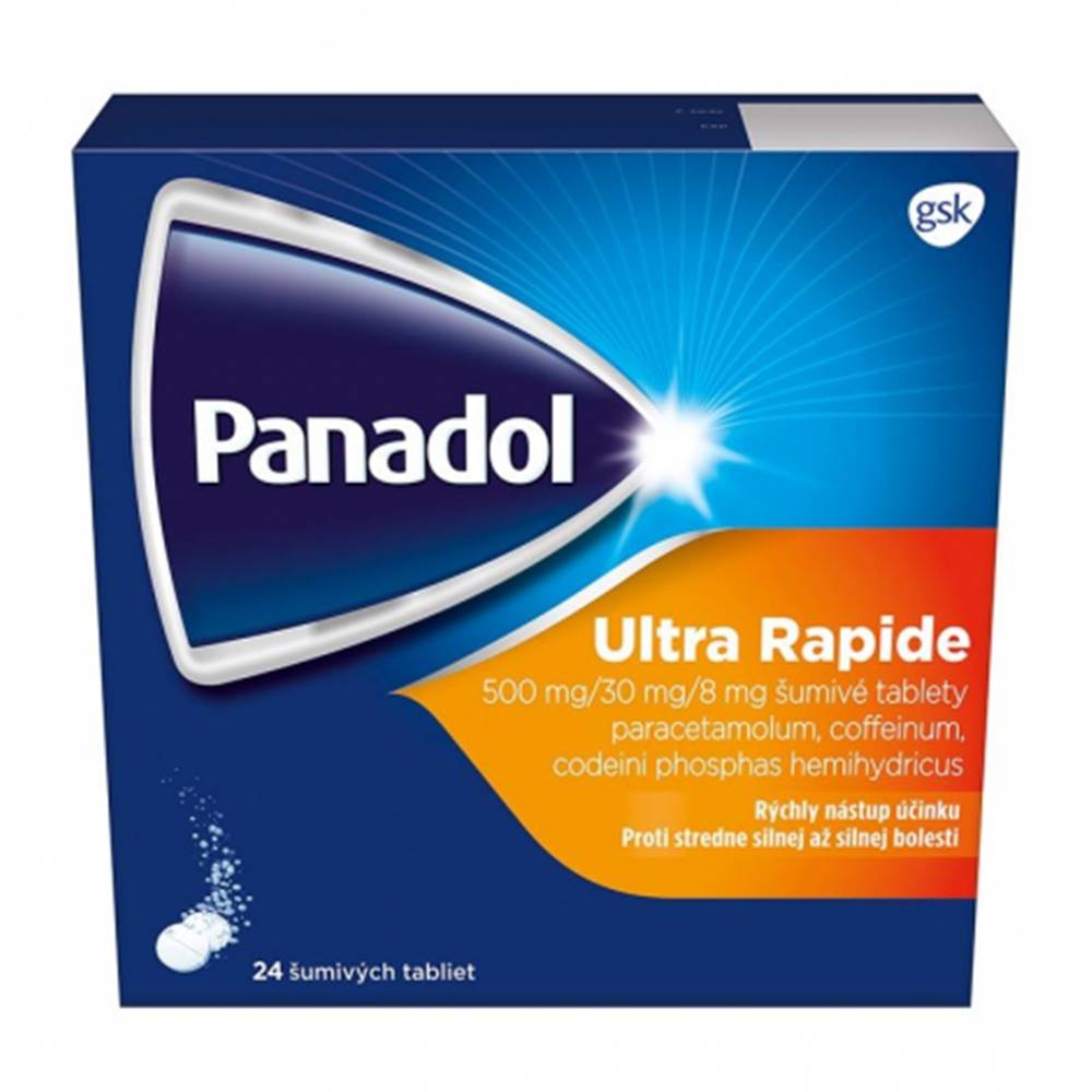 Glaxo Smith Kline Panadol Ultra Rapide šumivé tablety 24 tbl