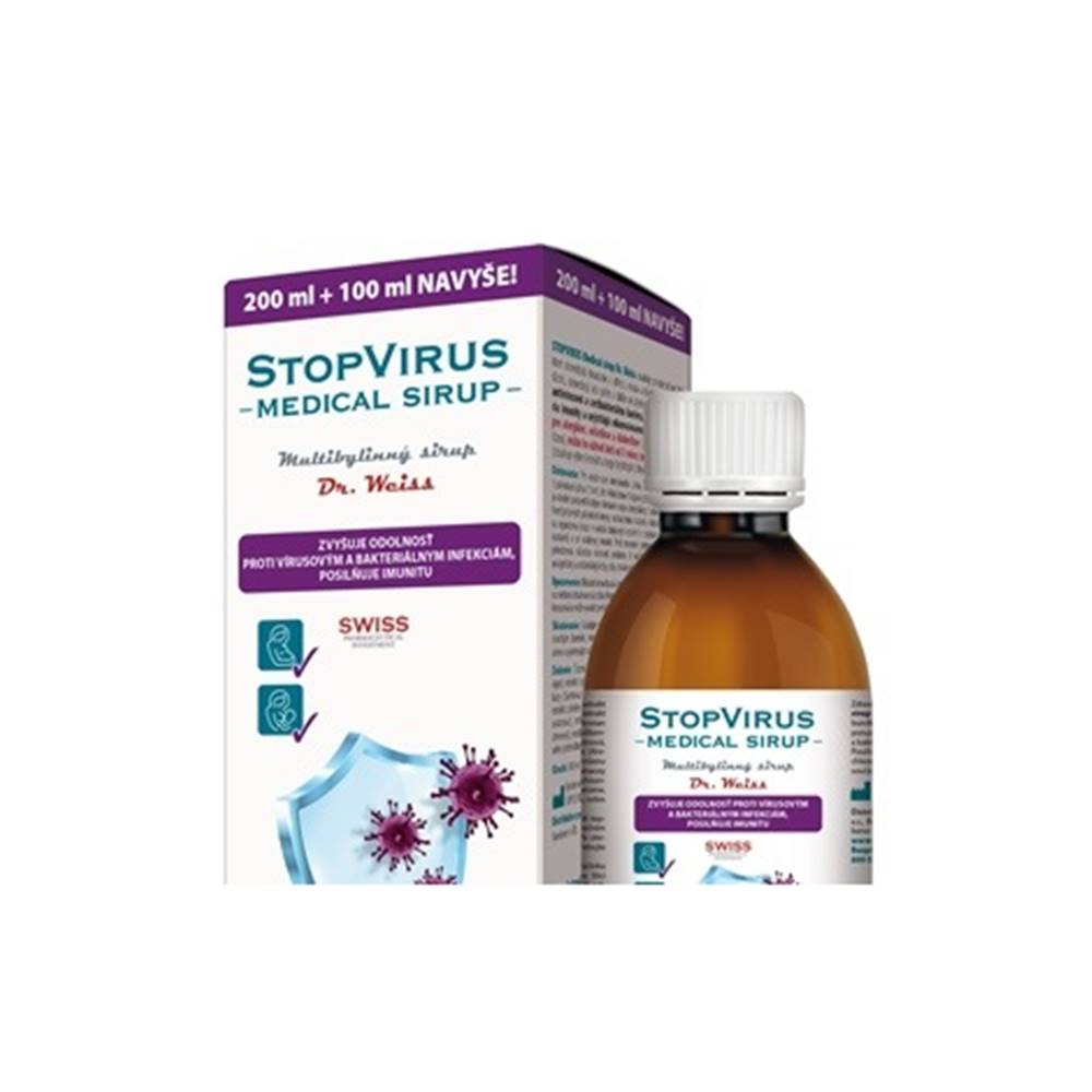 Simply you pharmaceuticals Dr. Weiss STOPVIRUS Medical sirup 200+100 ml