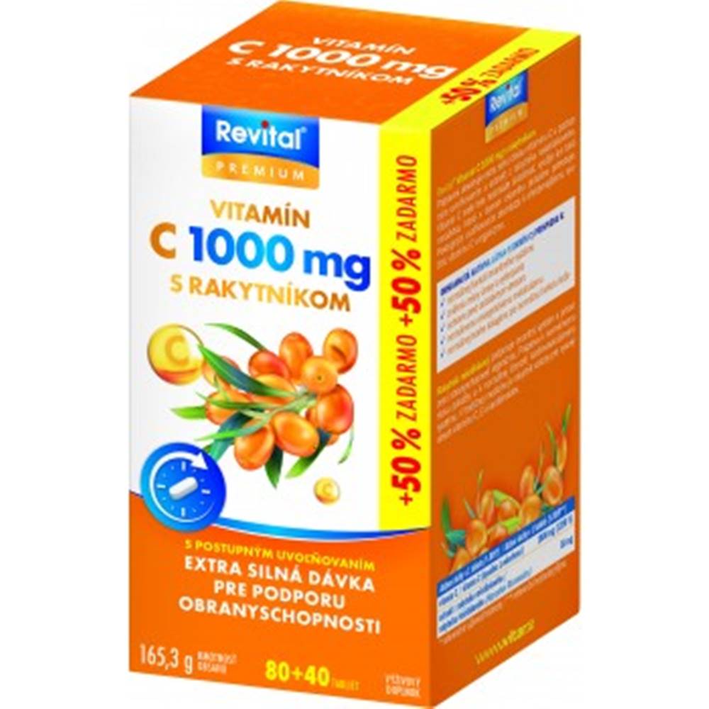 Revital Revital C vitamín 1000 mg + rakytník 80+40 tbl