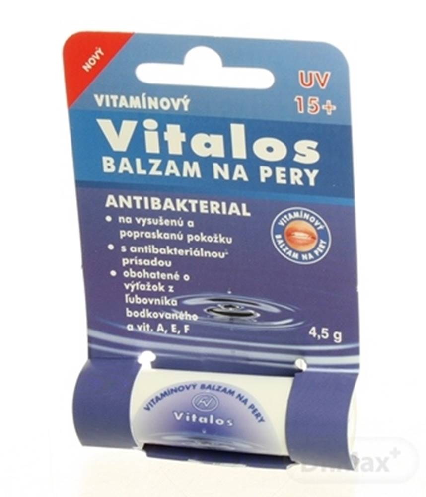 Vitalos VITALOS Balzam na pery antibakterial SPF 15