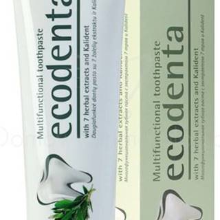 ECODENTA Ekologická Multifunkčná zubná pasta s extraktom zo 7 rastlín - 97% EKO