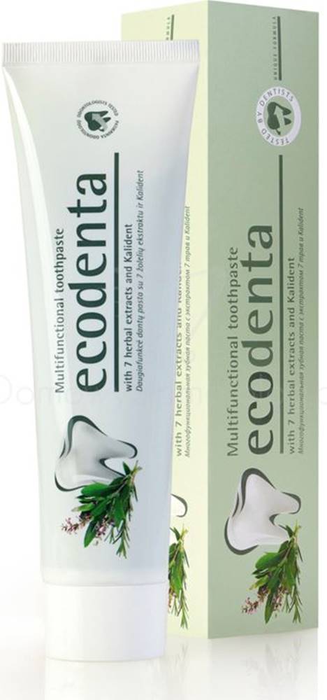 ECODENTA ECODENTA Ekologická Multifunkčná zubná pasta s extraktom zo 7 rastlín - 97% EKO