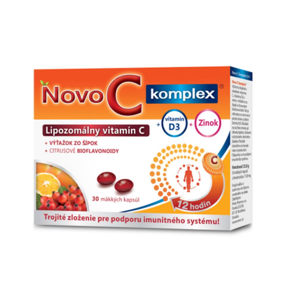 Novo C NOVO C PLUS Lipozomálny vitamín C 30 kapsúl