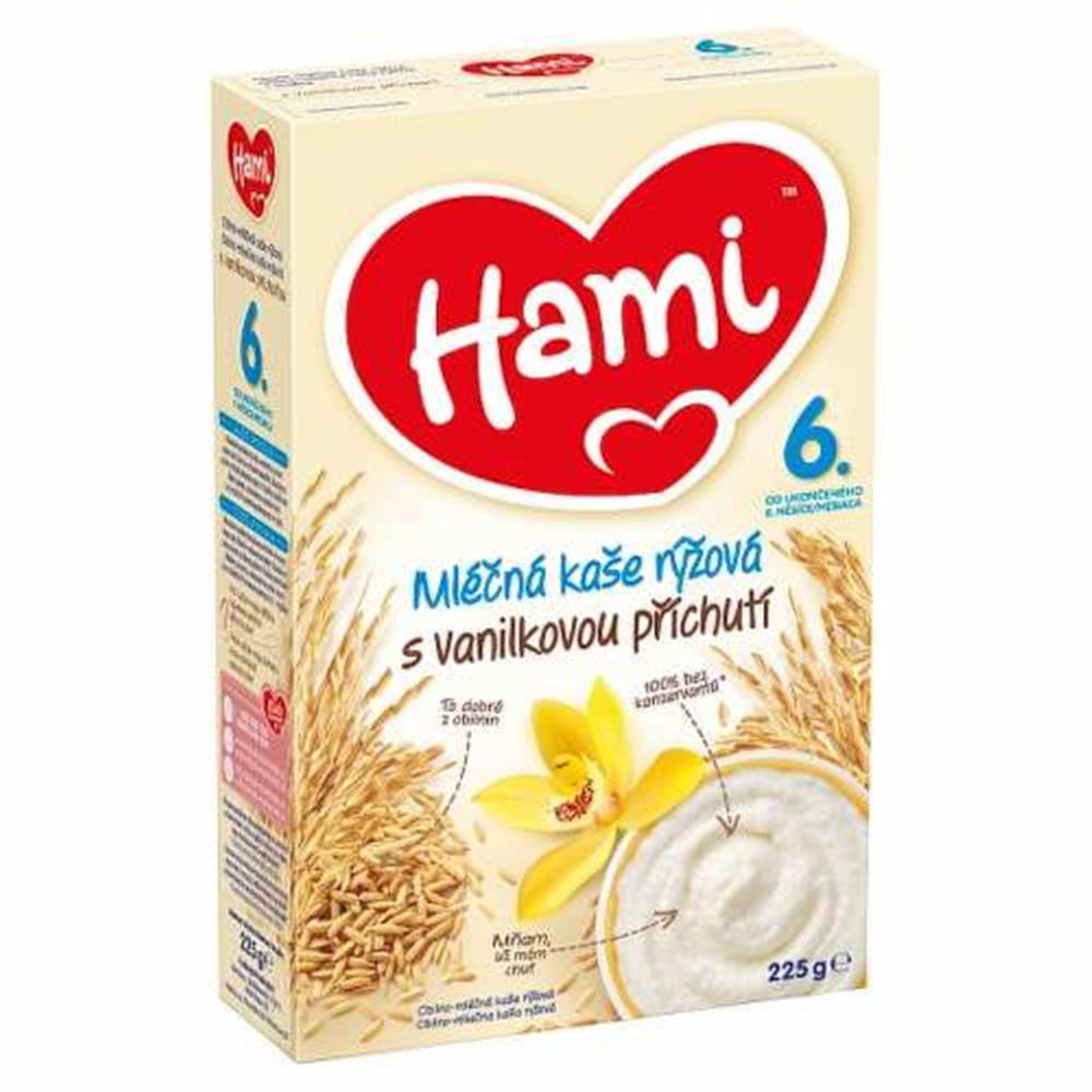 Hami HAMI Mliečna kaša ryžová s vanilkovou príchuťou 225 g