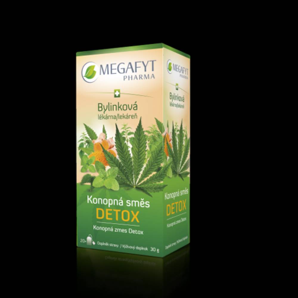 Megafyt MEGAFYT Čaj bylinková lekáreň konopná zmes detox 20 x 1,5g