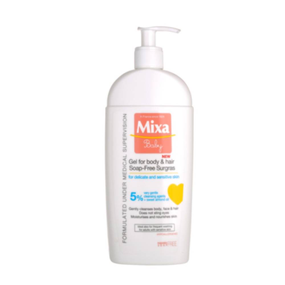 Mixa MIXA Vyživujúci umývací gél pre deti na telo a vlasy 400 ml