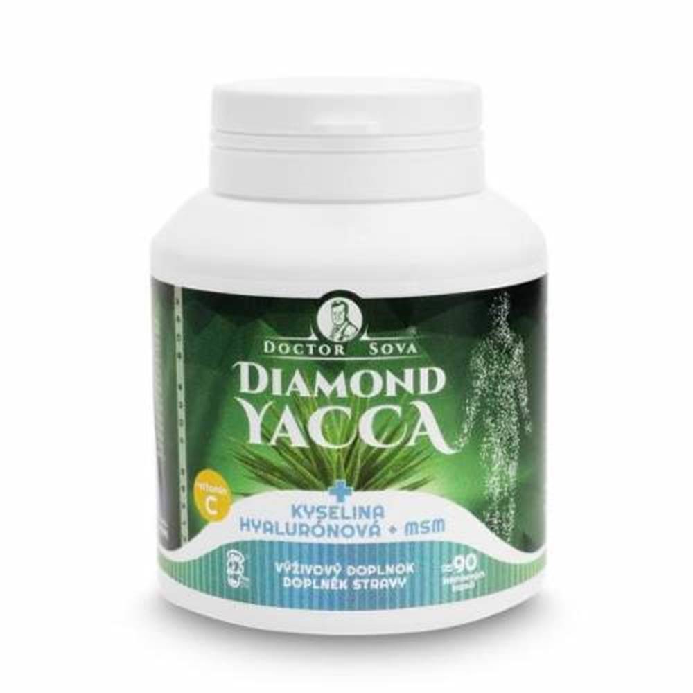Diamond DIAMOND Yacca + kyselina hyalurónová + MSM 90 kapsúl