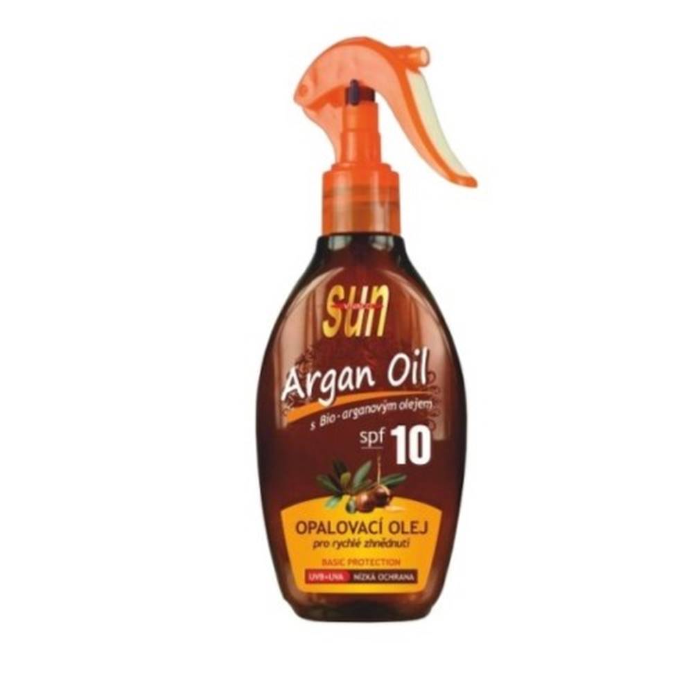 Vivaco SUN ARGAN OIL opaľovací olej SPF10 200 ml