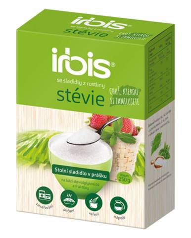 IRBIS stévia práškové stolové sladidlo 250 g