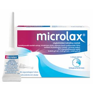Microlax sol.rec.4 x 5 ml