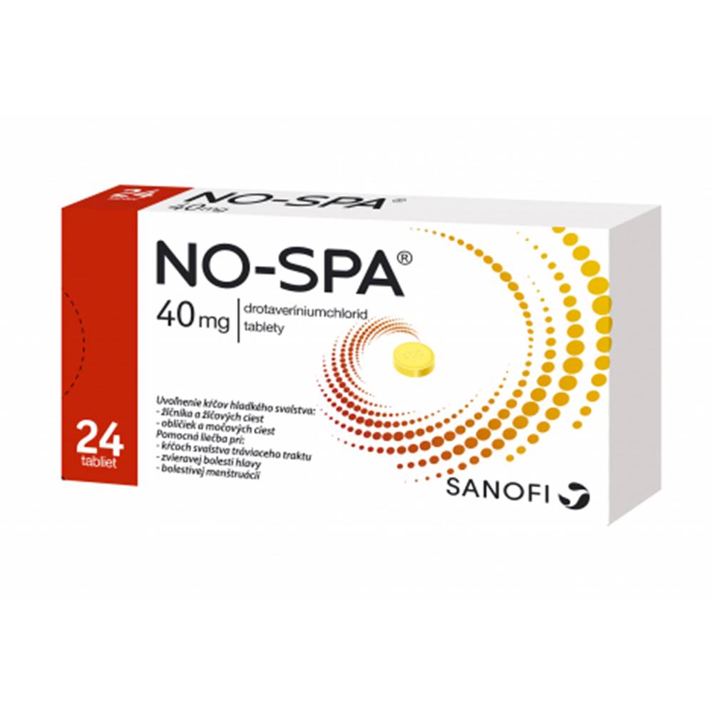 sanofi-aventis Slovakia No-spa 40 mg 24 tabliet