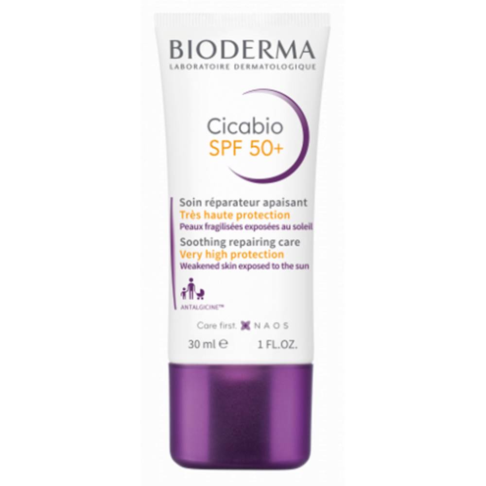 Bioderma Bioderma upokojujúci reparačný krém Cicabio SPF50+ (Soothing Repair ing Care ) 30 ml