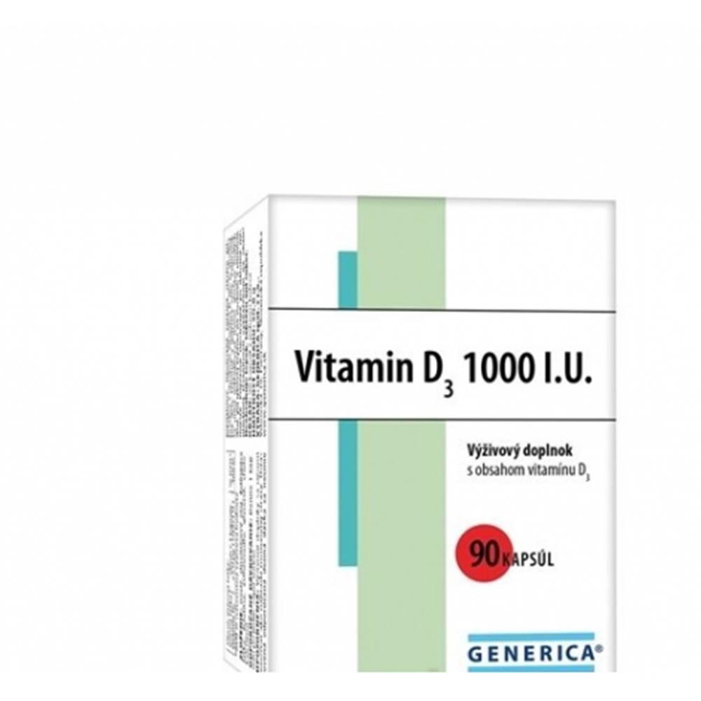 Generica Generica Vitamin D3 1000 I.U. 90 cps