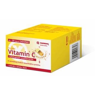 Farmax Vitamin C s postupným uvoľňovaním 60 cps + 30 cps zadarmo