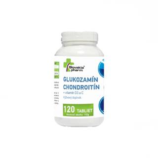 SLOVAKIAPHARM Glukozamín chondroitín + vitamín D3, C 120 tabliet