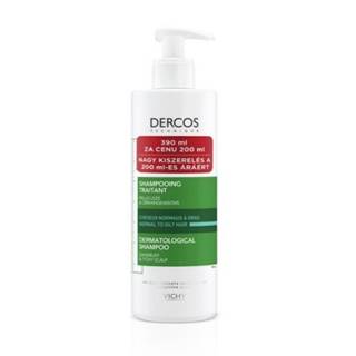VICHY Dercos anti-dandruff DS šampón proti lupinám, normálne až mastné vlasy 390 ml