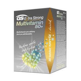 GS Extra strong multivitamín 50+ darček 2021 90 + 30 tabliet ZADARMO