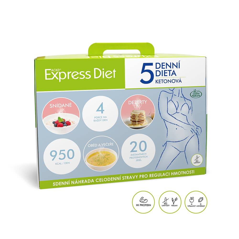  5 dňová diéta EXPRESS DIET 20 jedál, 1 180 g - nová receptúra bez laktózy