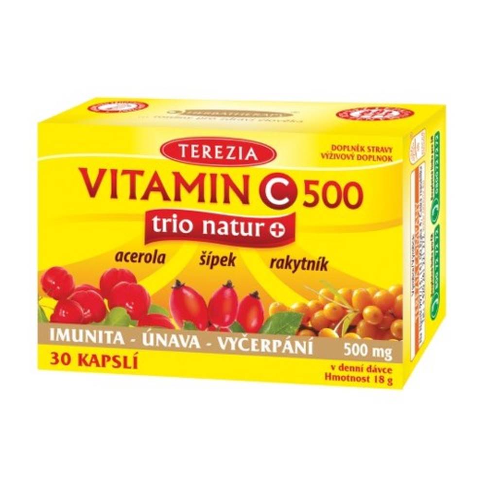 TEREZIA TEREZIA Vitamín C 500 trio natur+ 60 kapsúl