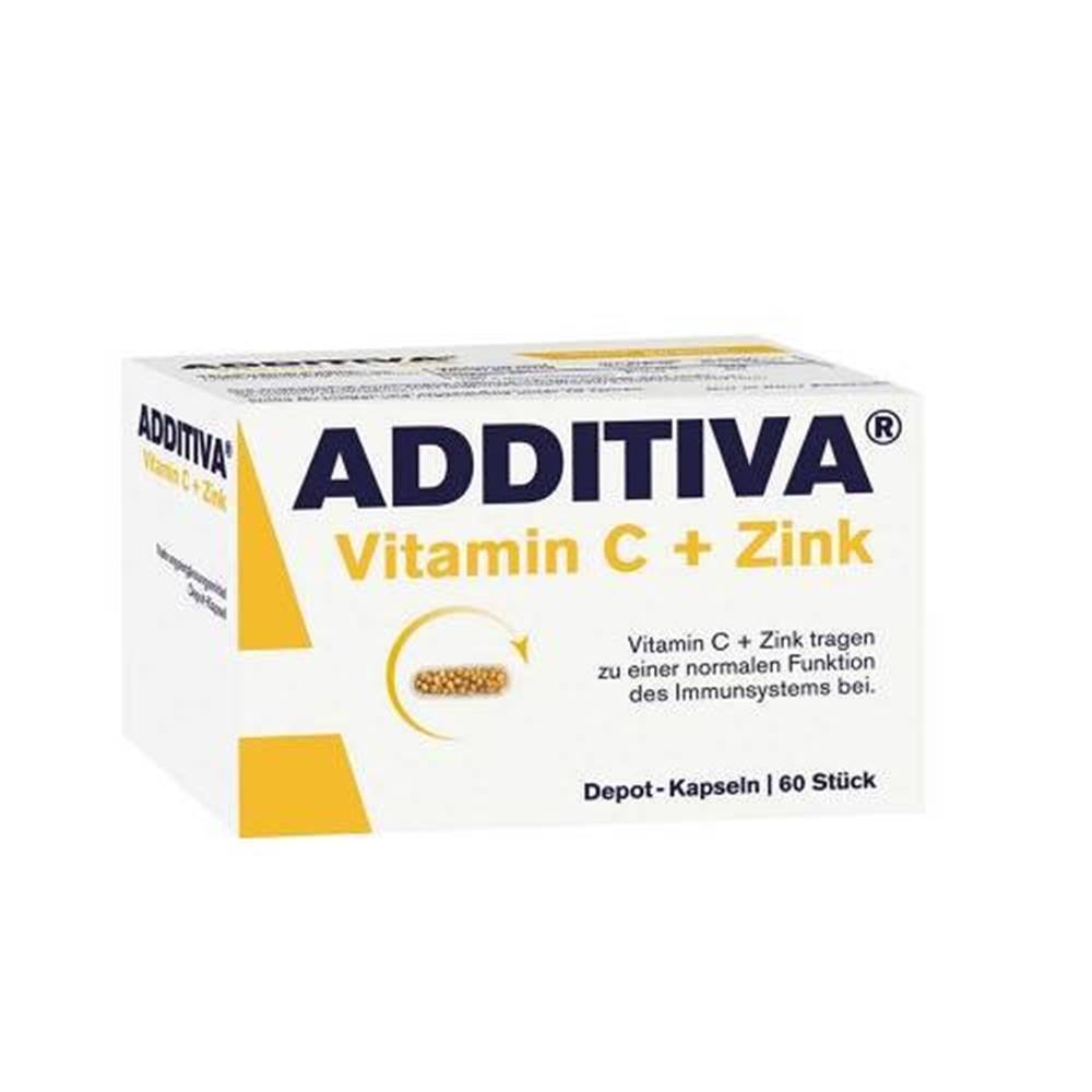 Additiva ADDITIVA Vitamín C + zinok 60 kapsúl
