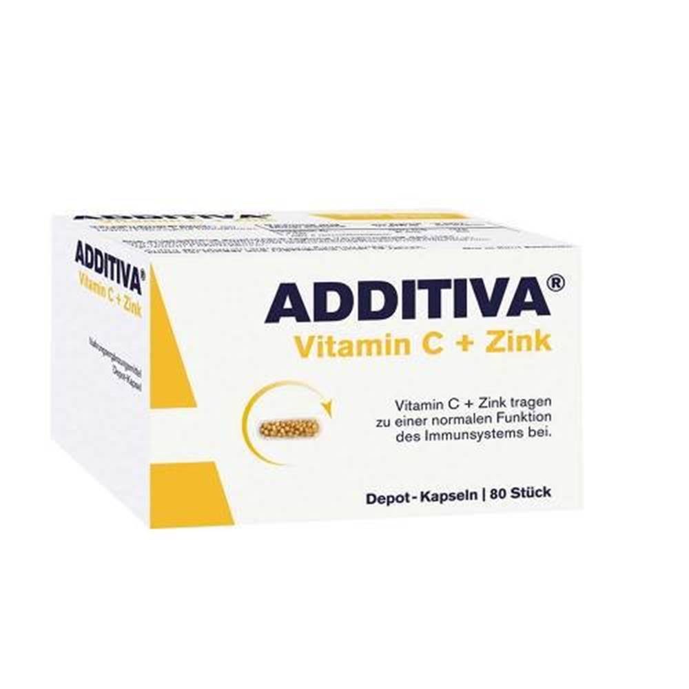 Additiva ADDITIVA Vitamín C + zinok 80 kapsúl