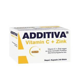 ADDITIVA Vitamín C + zinok 60 kapsúl