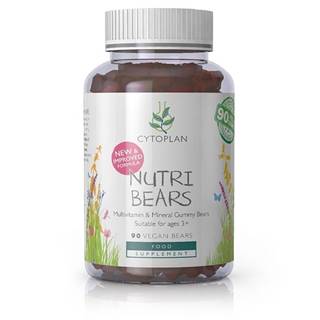 NUTRI BEARS - Gumoví medvedíci, multivitamíny pre deti, jahodové 90ks