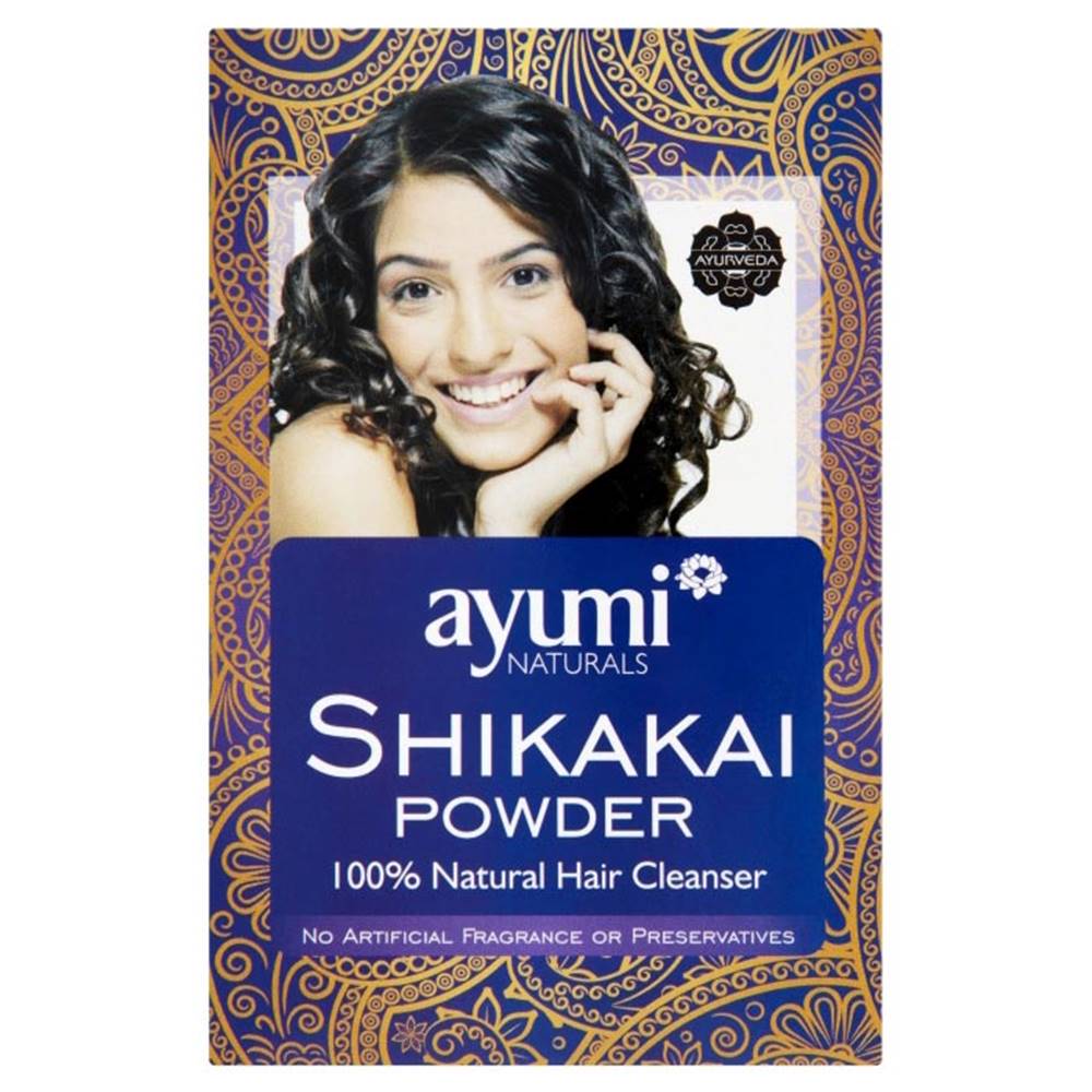 Ayumi naturals Ayumi naturals Shikakai Powder 100 g, vlasový zábal a šampón