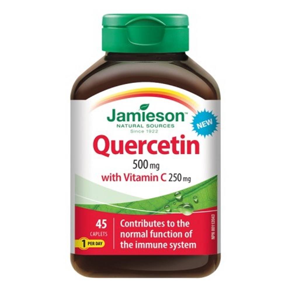 Jamieson JAMIESON Kvercetín 500 mg s vitamínom C 250 mg 45 tabliet