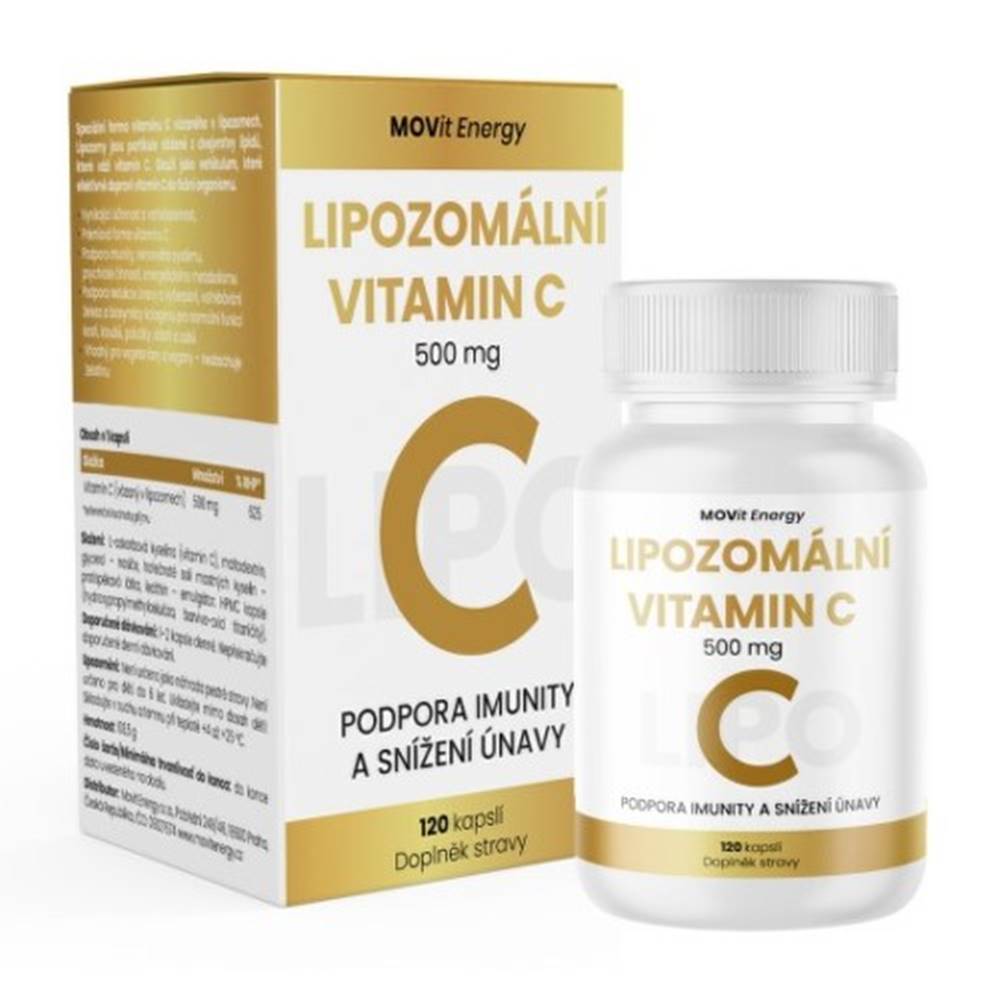 MOVit MOVit Lipozomálny vitamín C 500 mg 120 kapsúl