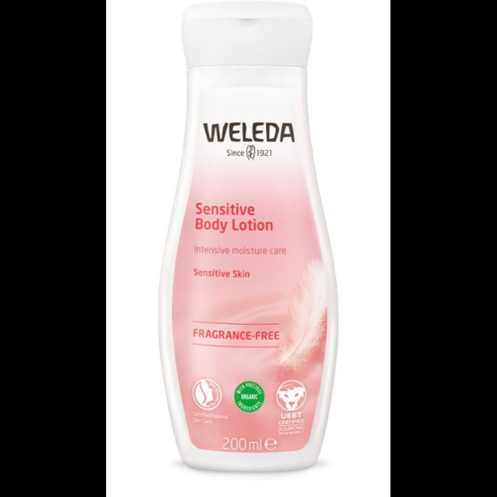 Weleda WELEDA Sensitiv telové mlieko jemné, na citlivú pokožku, bez parfumov 200 ml