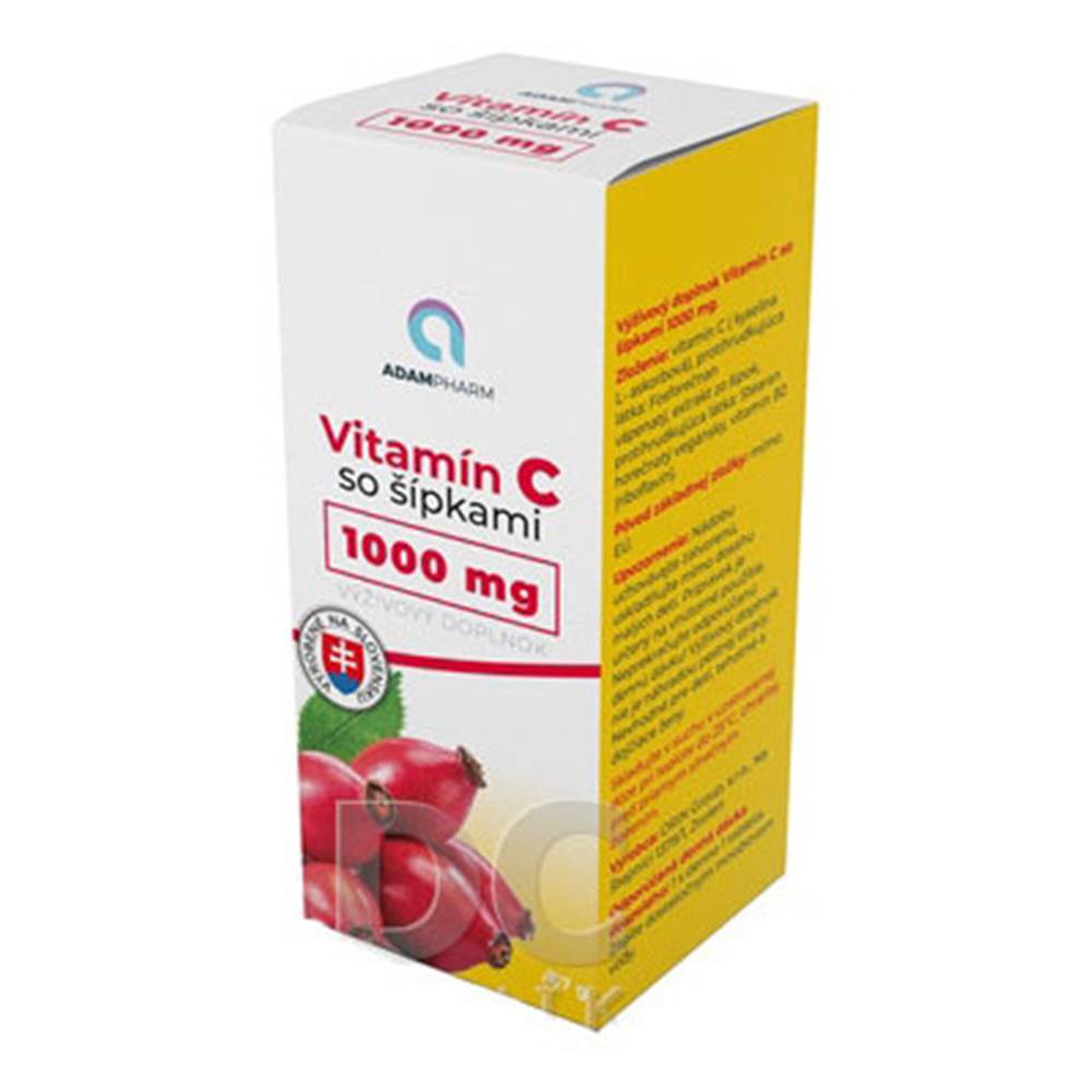 ADAMPharm ADAMPharm Vitamín C 1000 mg so šípkami 60 kapsúl