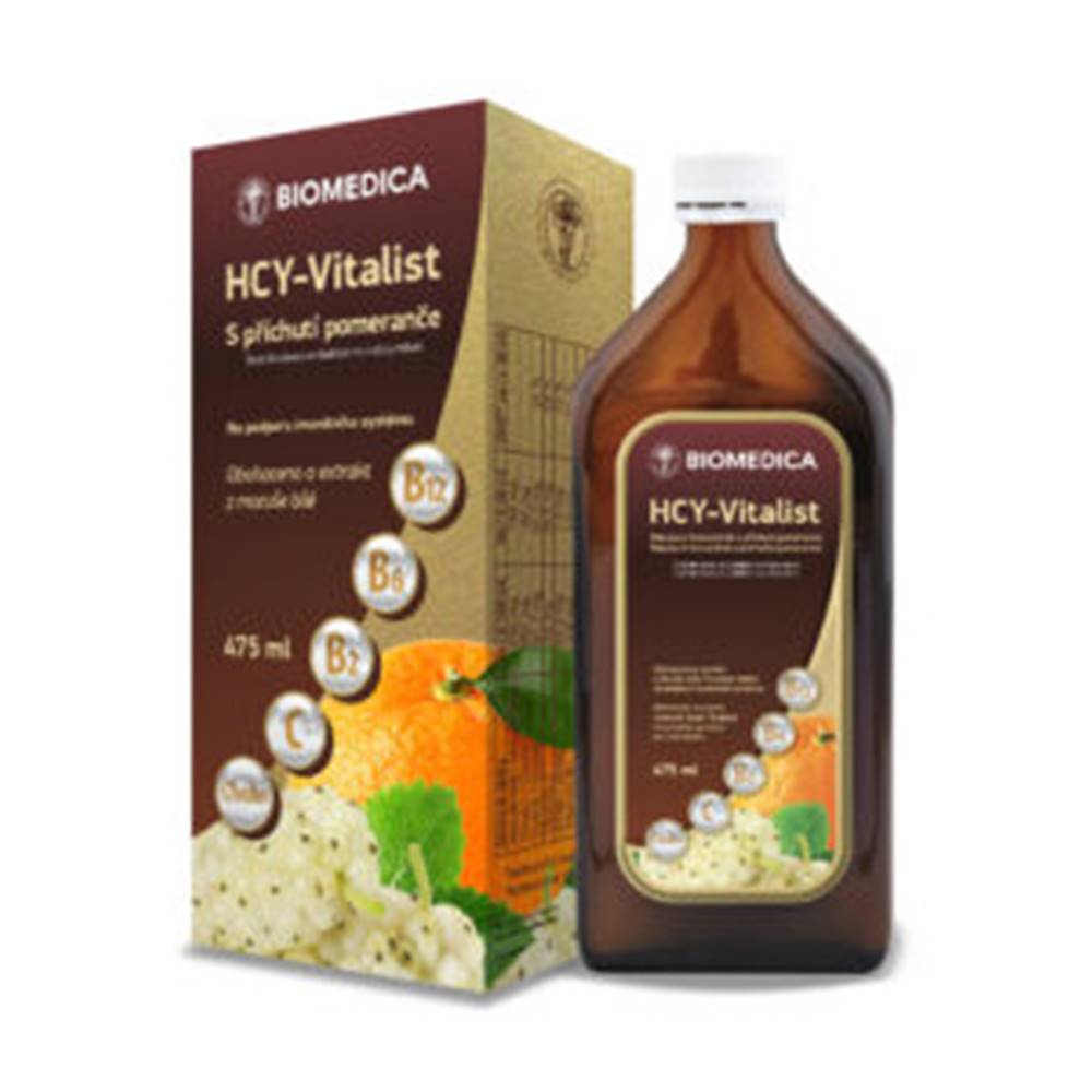 Biomedica BIOMEDICA HCY-Vitalist nápojový koncentrát s príchuťou pomaranča 475 ml