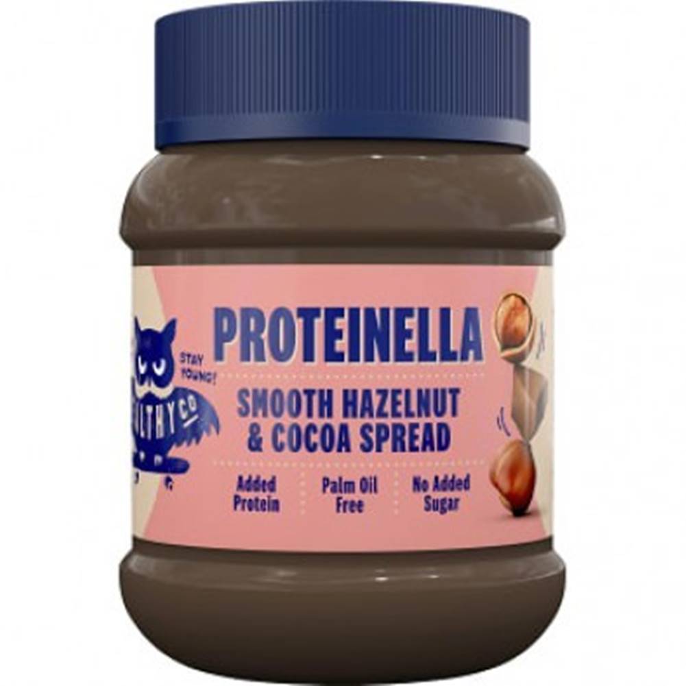 HealthyCo HEALTHYCO Proteinella Lieskový oriešok, čokoláda nátierka s proteínmi 1 x 400 g
