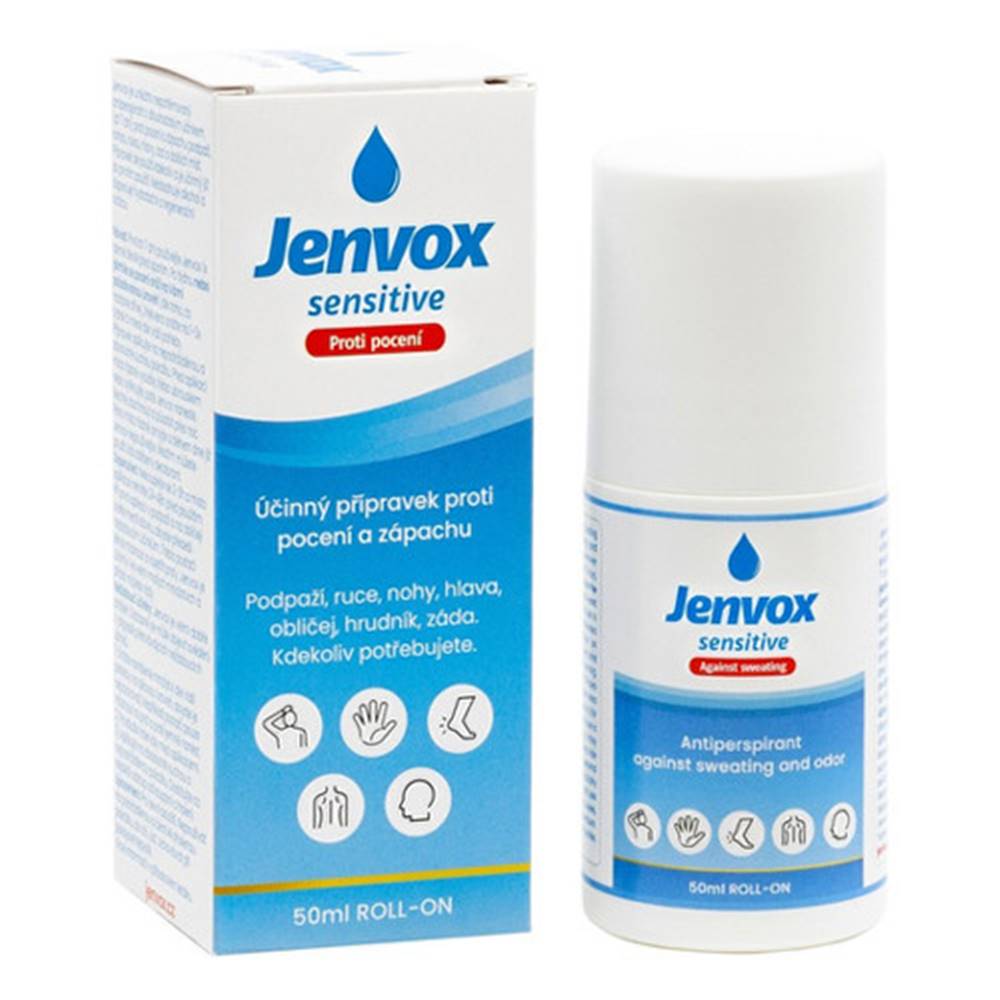 Jenvox JENVOX Sensitive proti poteniu roll-on antiperspirant 50 ml