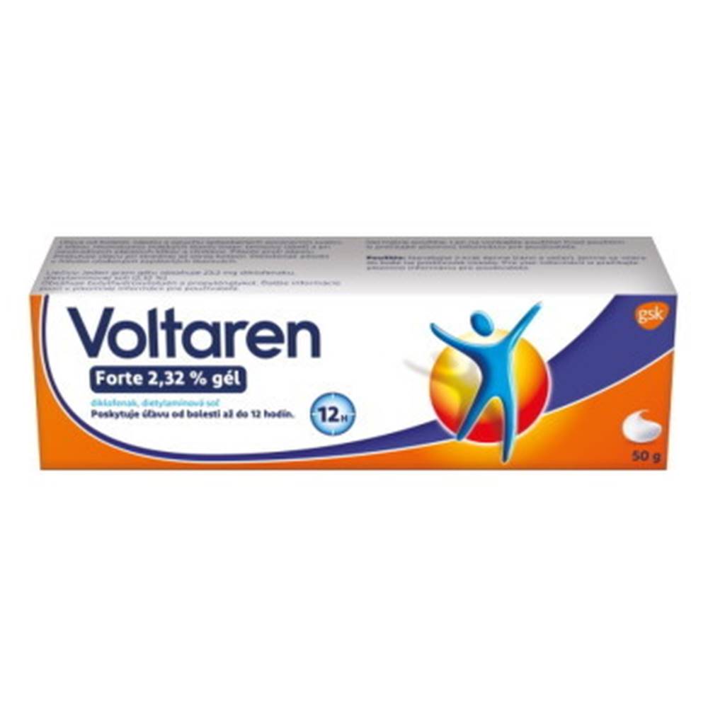Voltaren VOLTAREN Forte 2,32 % gél tuba so závitovým uzáverom 50 g