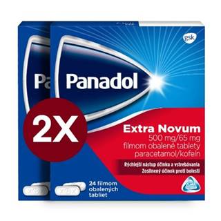 PANADOL Extra Novum 500 mg/65 mg 24 tabliet - balenie 2 ks
