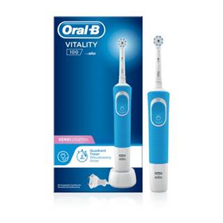 ORAL-B Vitality 100 sensi ultrathin modrá elektrická zubná kefka 1 kus