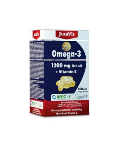 JUTAVIT Omega-3 1200 rybí olej + vitamín E 100 kapsúl