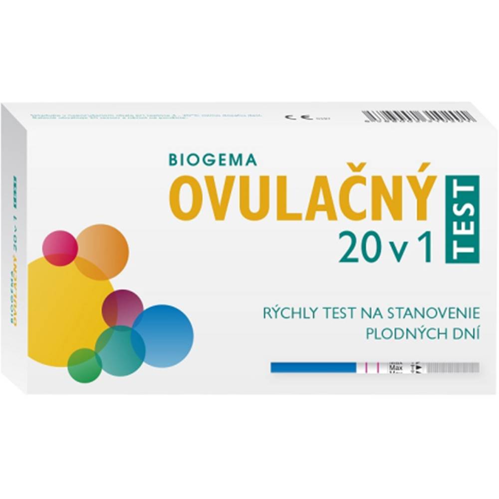 Biogema Biogema ovulačný test 20 v 1 1ks