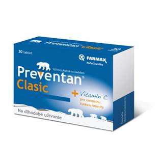 Farmax Preventan Clasic + vitamín C 30 tbl