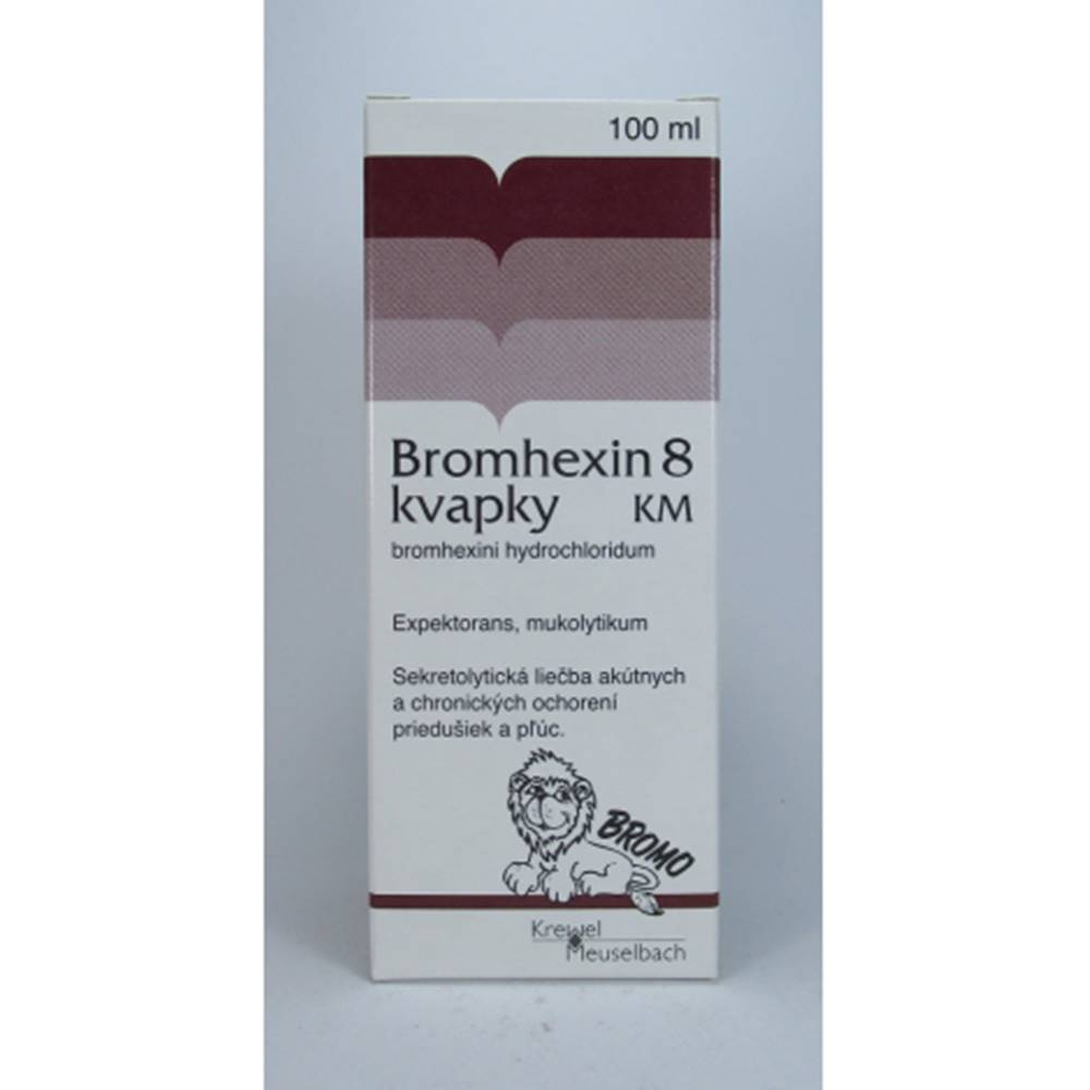  Bromhexin 8  kvapky KM 100 ml