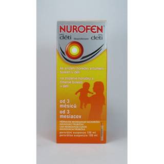 Nurofen pre deti perorálna suspenzia pomaranč 100 ml